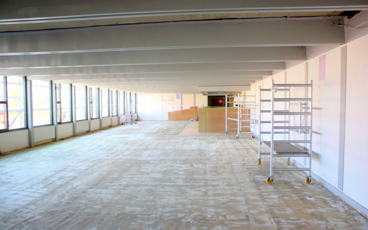 Hundestedhallen, indvendig Hundestedhallen, indvendig